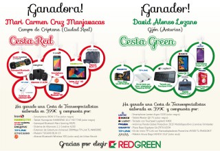 Ganadores sorteo Navidad REDGREEN